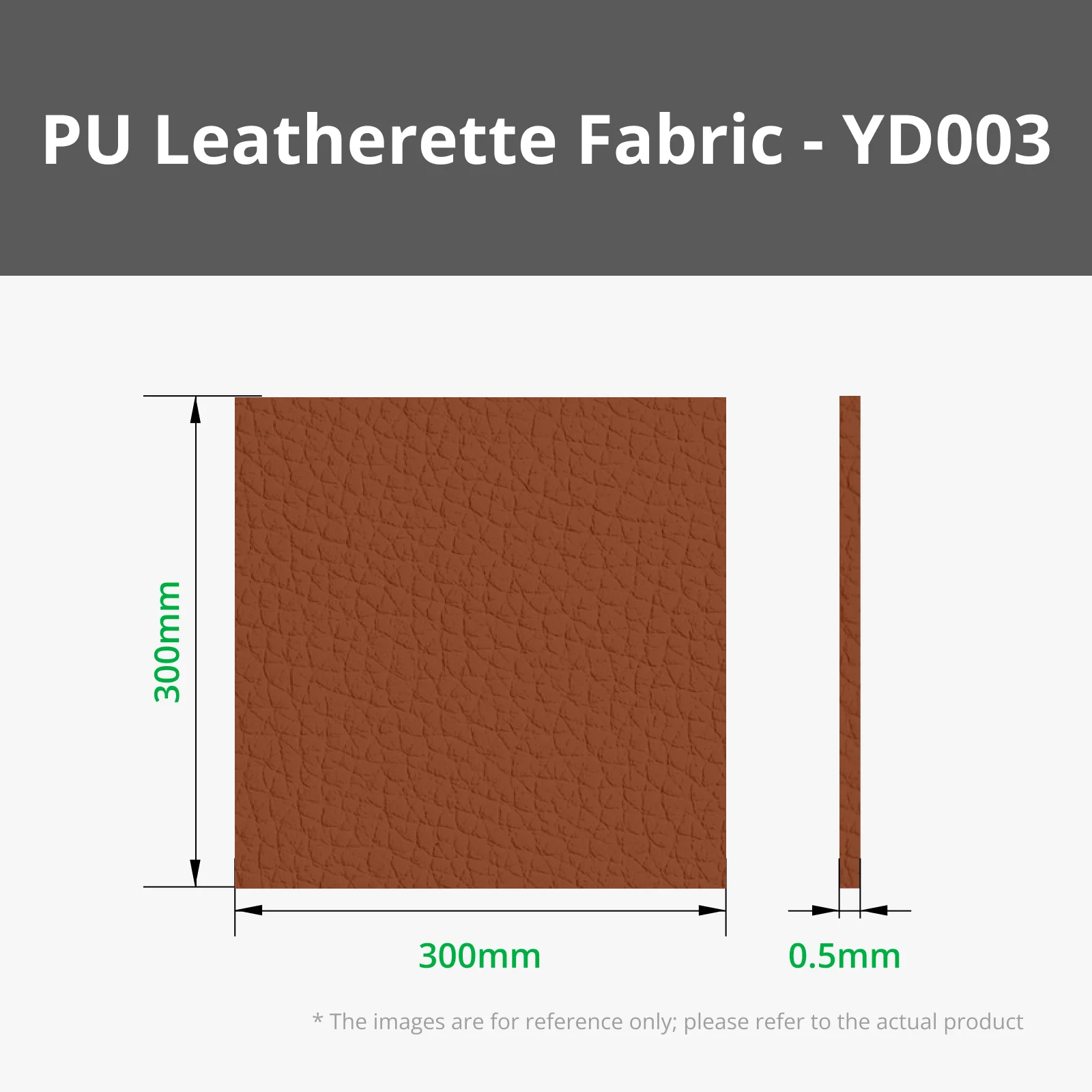 Pebbled PU Leatherette Fabric (5pcs) - Image 2