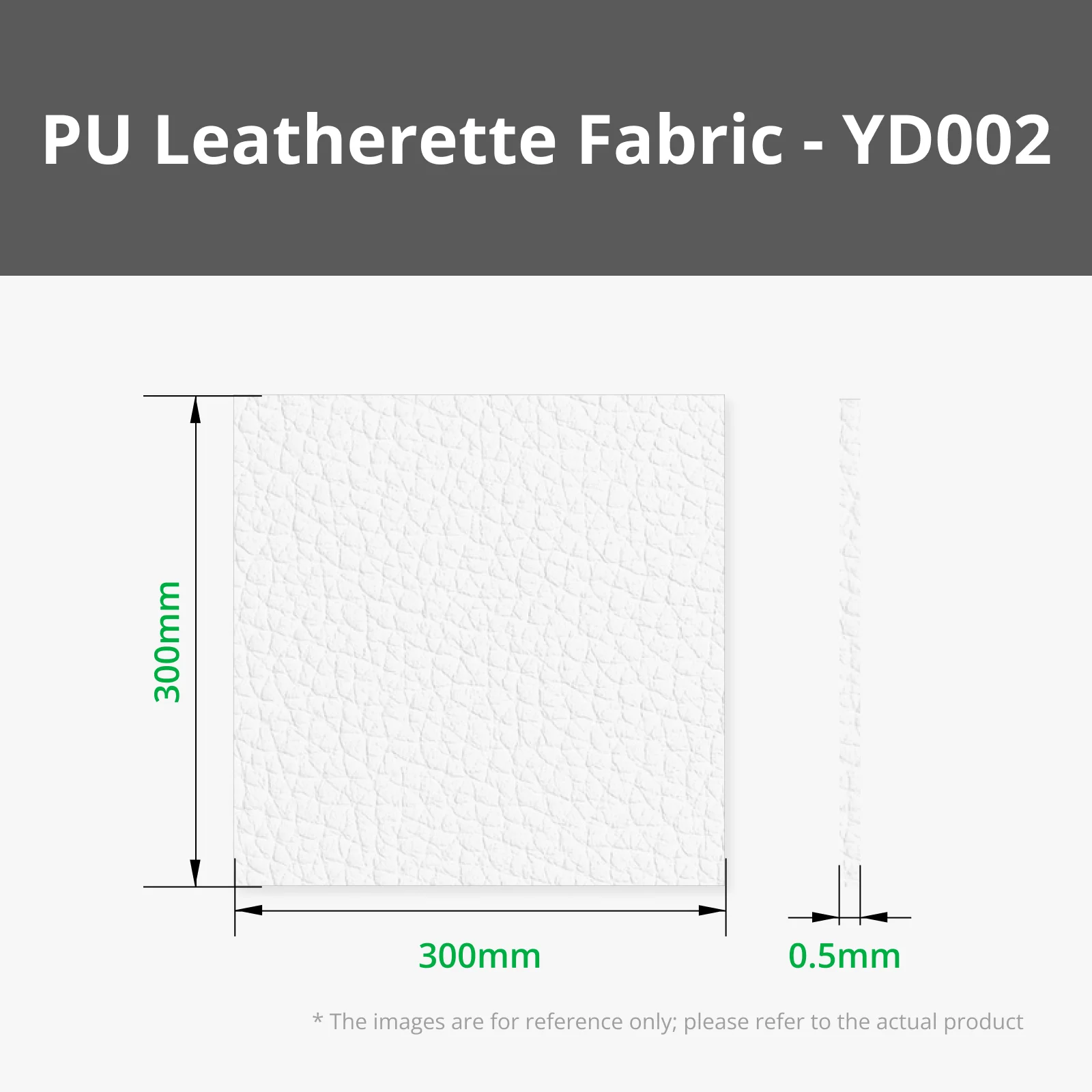 Pebbled PU Leatherette Fabric (5pcs) - Image 4